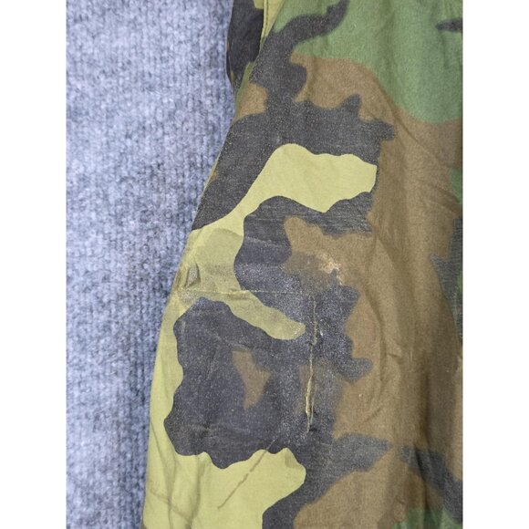 Vintage US Military ECWCS Trousers Mens Small Regular Woodland Camo PTFE 80s - Picture 4 of 16